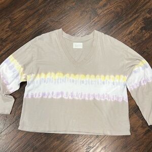 Citizens of Humanity Long Sleeve V-neck T-shirt Size Large